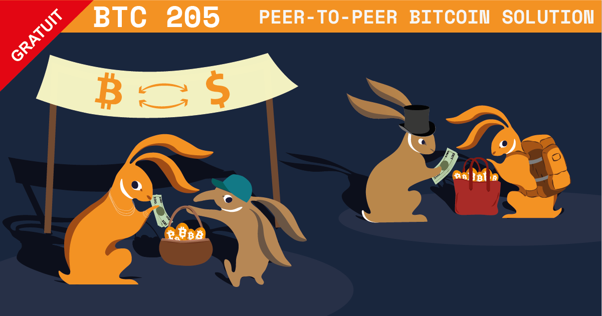 BTC 205 – Solution d’achat-vente Bitcoin en pair à pair